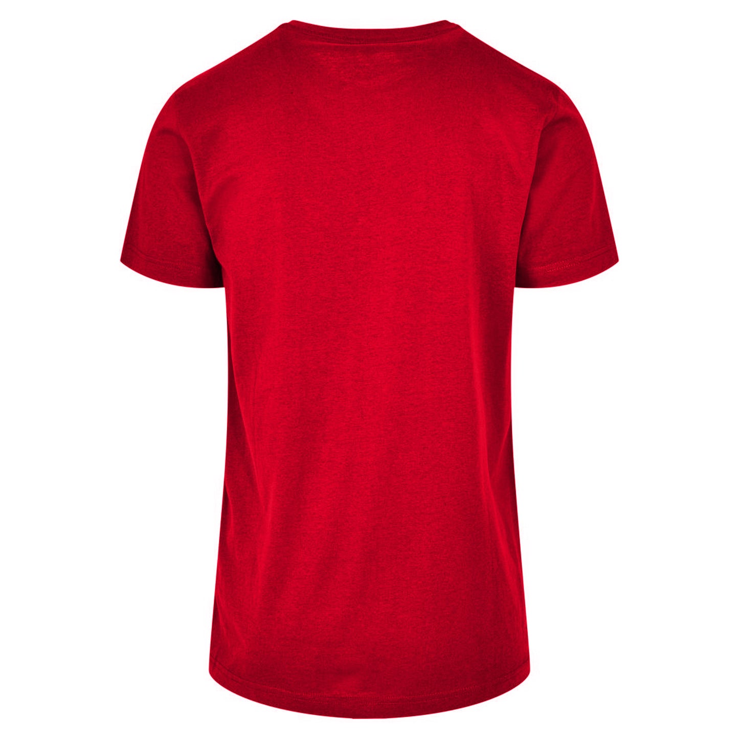 City Red - Back - Build Your Brand Mens Basic Round Neck T-Shirt