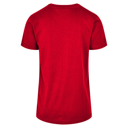 City Red - Back - Build Your Brand Mens Basic Round Neck T-Shirt
