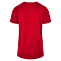 City Red - Back - Build Your Brand Mens Basic Round Neck T-Shirt