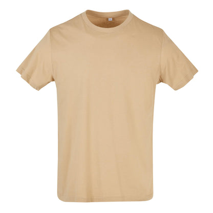 Union Beige - Front - Build Your Brand Mens Basic Round Neck T-Shirt