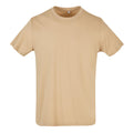 Union Beige - Front - Build Your Brand Mens Basic Round Neck T-Shirt