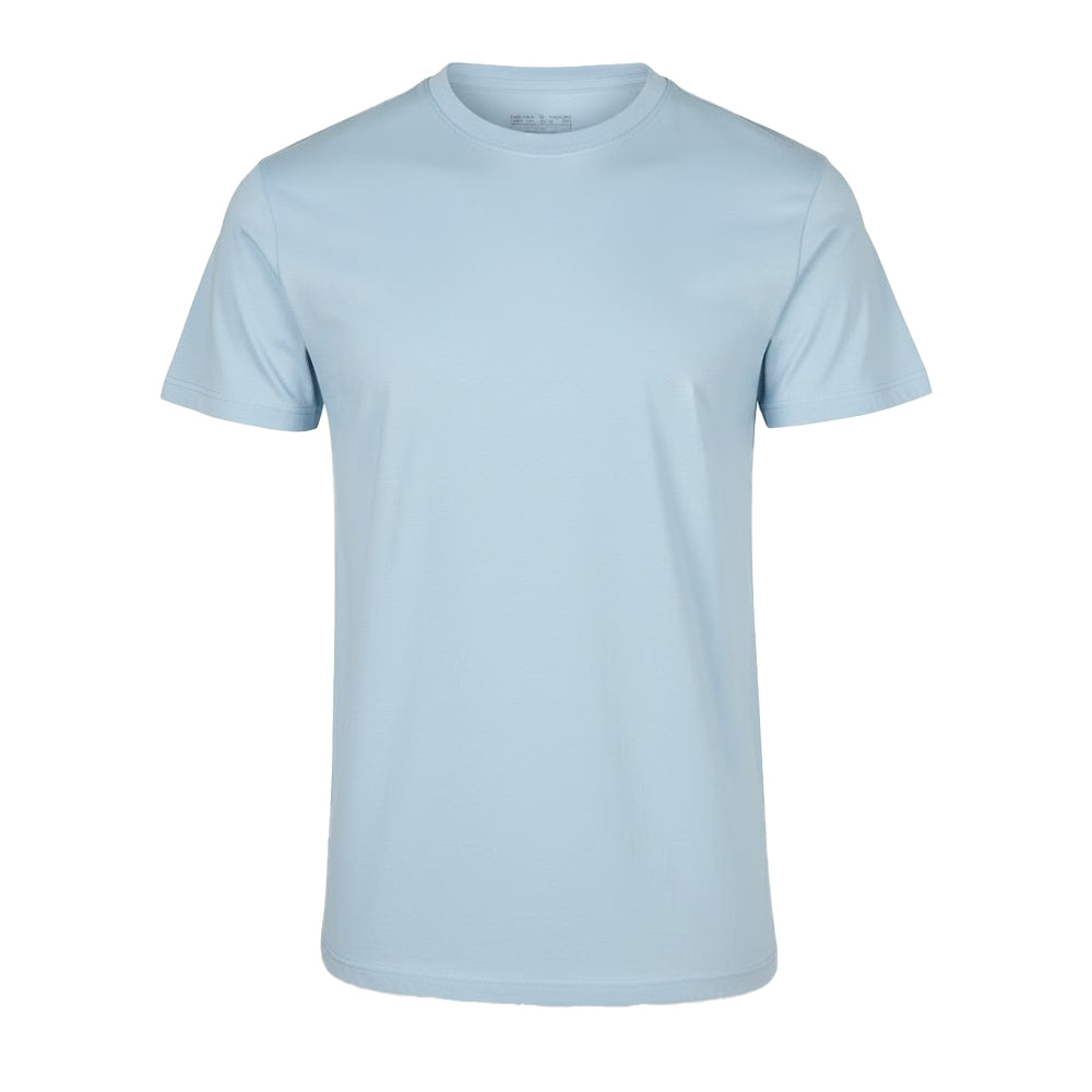 Ocean Blue - Front - Build Your Brand Mens Basic Round Neck T-Shirt