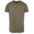 Olive - Front - Build Your Brand Mens Basic Round Neck T-Shirt