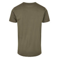 Olive - Back - Build Your Brand Mens Basic Round Neck T-Shirt