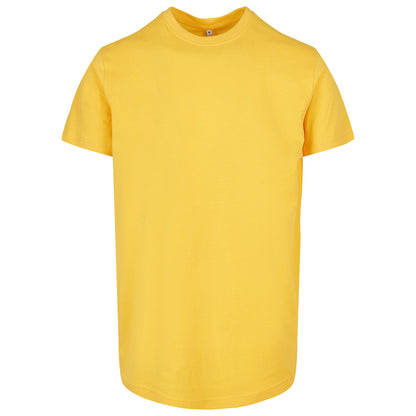 Taxi Yellow - Front - Build Your Brand Mens Basic Round Neck T-Shirt