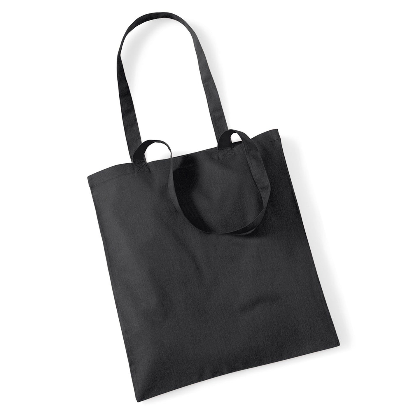 Black - Pack Shot - Westford Mill Cotton Recycled Tote Bag