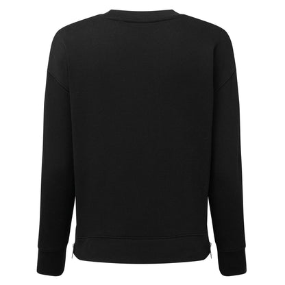 Black - Back - TriDri Womens-Ladies Recycled Zipped Sweatshirt