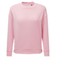 Light Pink - Front - TriDri Womens-Ladies Recycled Zipped Sweatshirt