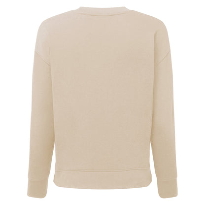 Nude - Back - TriDri Womens-Ladies Recycled Zipped Sweatshirt