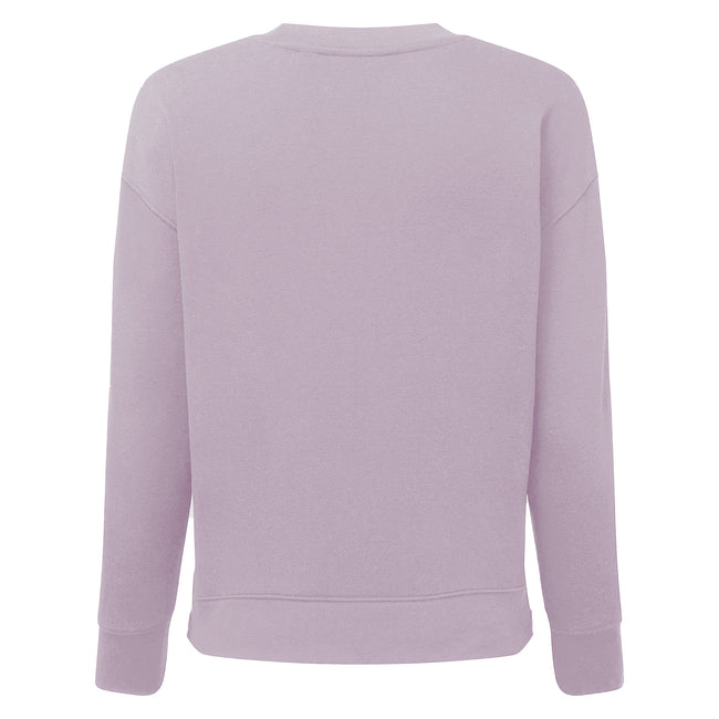 Lilac - Back - TriDri Womens-Ladies Recycled Zipped Sweatshirt