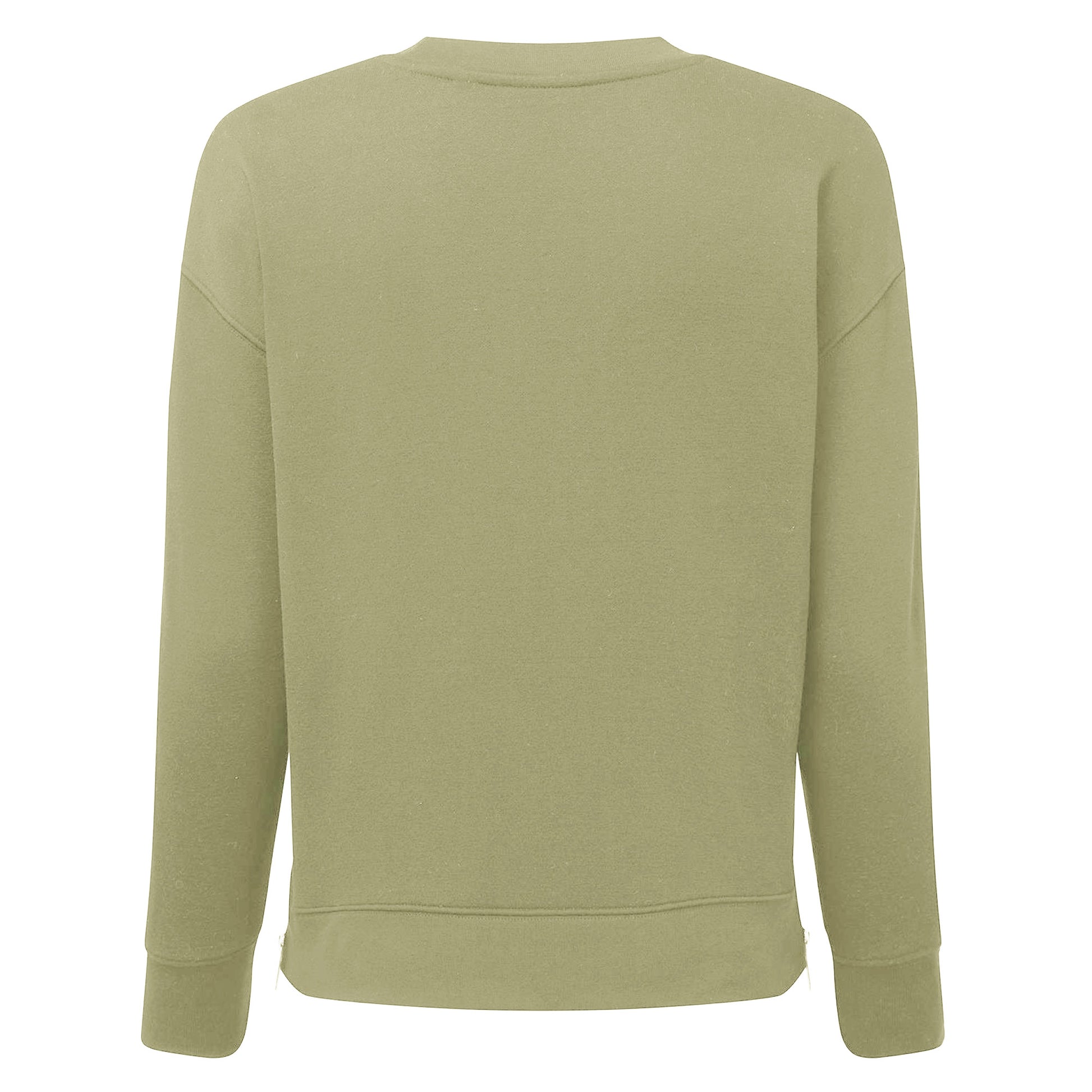 Sage Green - Back - TriDri Womens-Ladies Recycled Zipped Sweatshirt