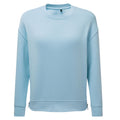 Sky Blue - Front - TriDri Womens-Ladies Recycled Zipped Sweatshirt