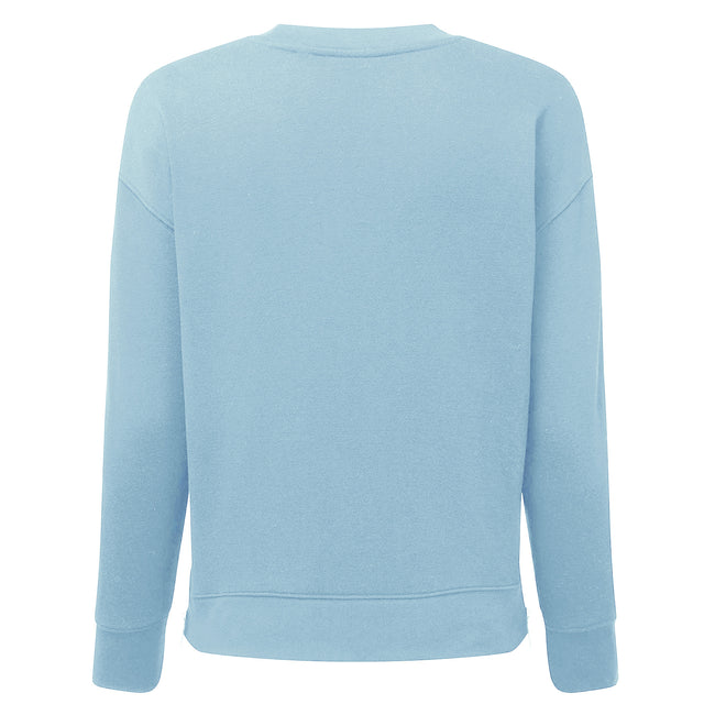 Sky Blue - Back - TriDri Womens-Ladies Recycled Zipped Sweatshirt