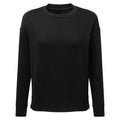 Black - Front - TriDri Womens-Ladies Recycled Zipped Sweatshirt