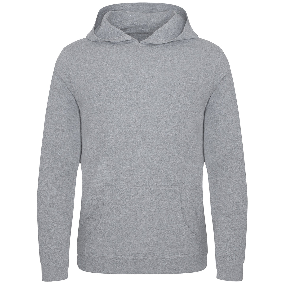 Heather Grey - Front - Awdis Mens Lusaka Regen Ecologie Hoodie
