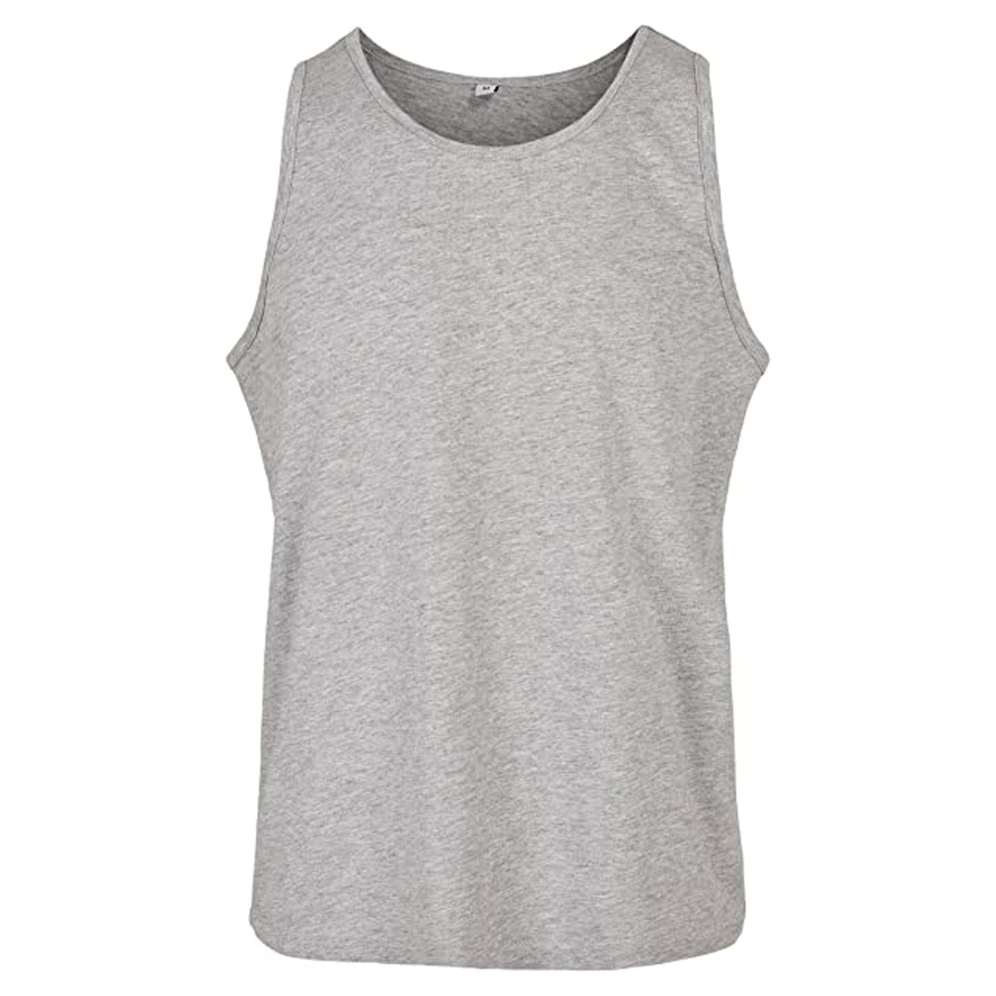 Heather Grey - Front - Build Your Brand Mens Basic Tank Top