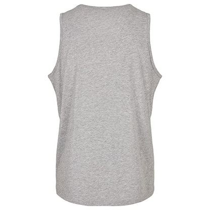Heather Grey - Back - Build Your Brand Mens Basic Tank Top