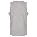 Heather Grey - Back - Build Your Brand Mens Basic Tank Top