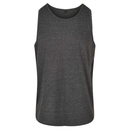 Charcoal - Front - Build Your Brand Mens Basic Tank Top