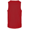 Burgundy - Front - Build Your Brand Mens Basic Tank Top