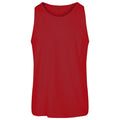 Burgundy - Back - Build Your Brand Mens Basic Tank Top