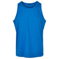 Cobalt Blue - Front - Build Your Brand Mens Basic Tank Top