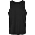 Black - Front - Build Your Brand Mens Basic Tank Top