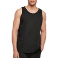 Black - Back - Build Your Brand Mens Basic Tank Top