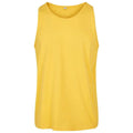 Taxi Yellow - Front - Build Your Brand Mens Basic Tank Top