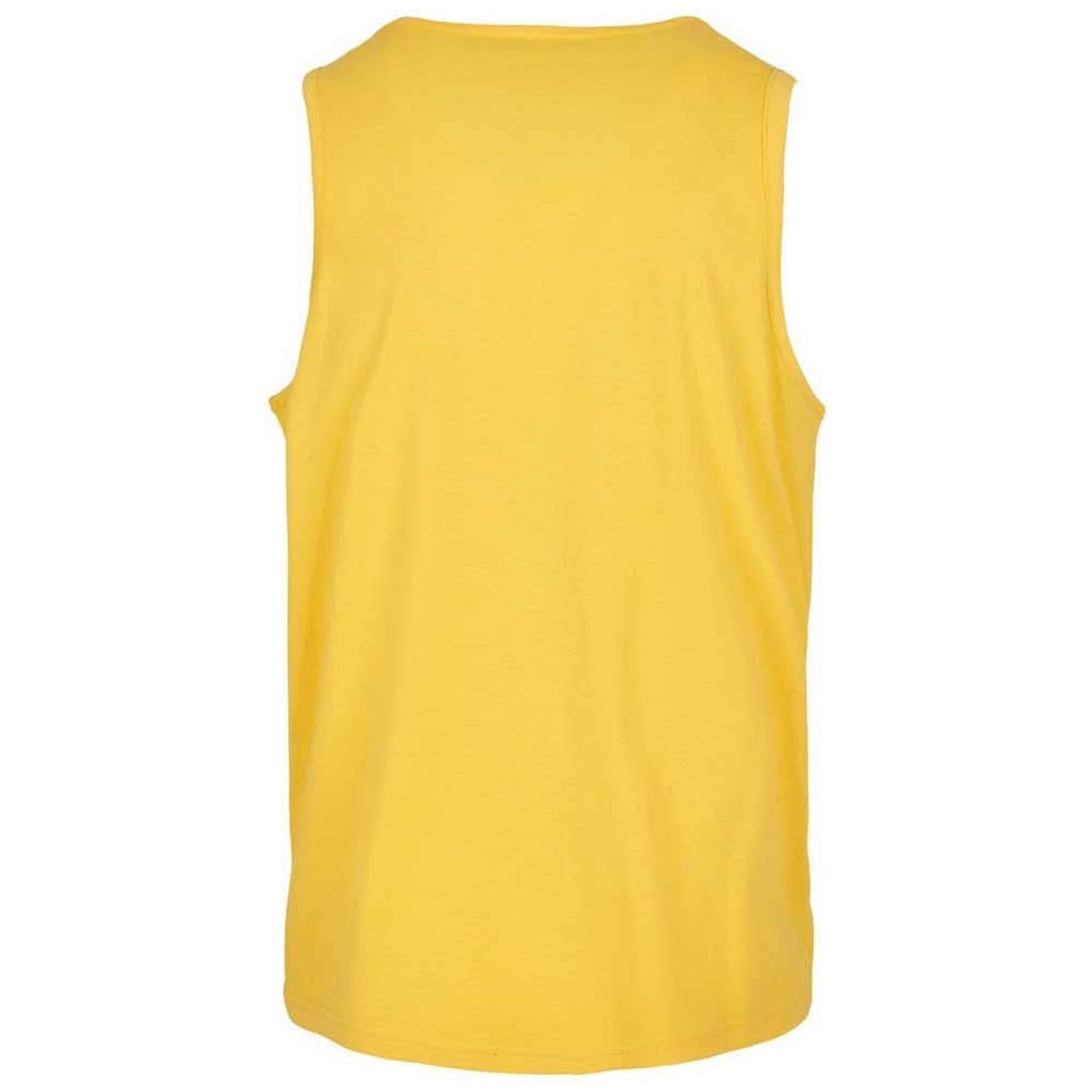 Taxi Yellow - Back - Build Your Brand Mens Basic Tank Top