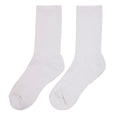White - Front - Build Your Brand Unisex Adult Crew Socks