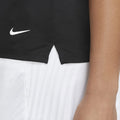Black-White - Side - Nike Womens-Ladies Victory Solid Polo Shirt