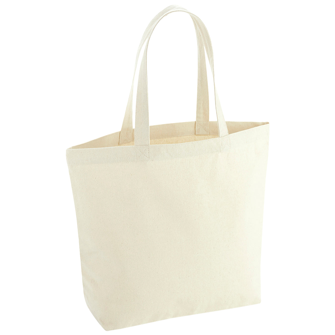 Natural - Front - Westford Mill Revive Recycled Tote Bag