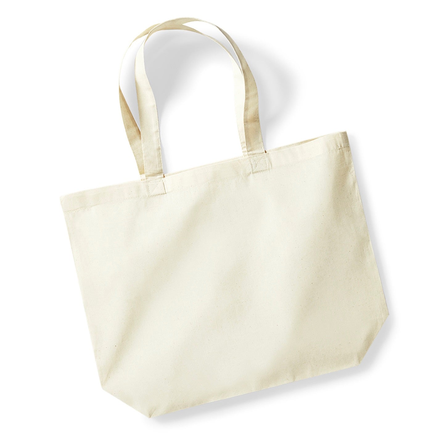 Natural - Back - Westford Mill Recycled Cotton Tote Bag