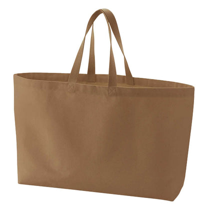 Caramel - Back - Westford Mill Canvas Oversized Tote Bag