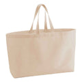 Peach - Front - Westford Mill Canvas Oversized Tote Bag