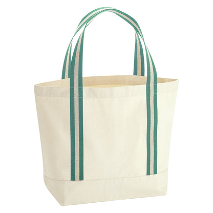 Natural-Sage Green - Front - Westford Mill EarthAware Organic Tote Bag
