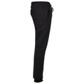 Black - Side - Build Your Brand Mens Basic Organic Jogging Bottoms