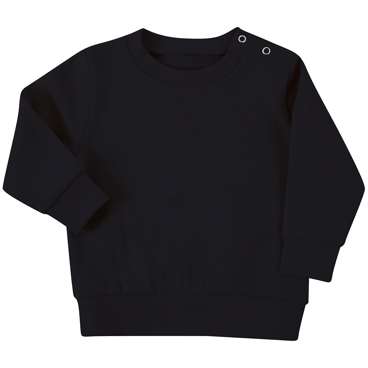 Black - Back - Larkwood Baby Sustainable Sweatshirt