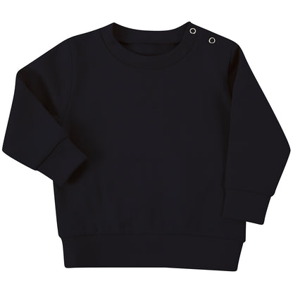Black - Back - Larkwood Baby Sustainable Sweatshirt