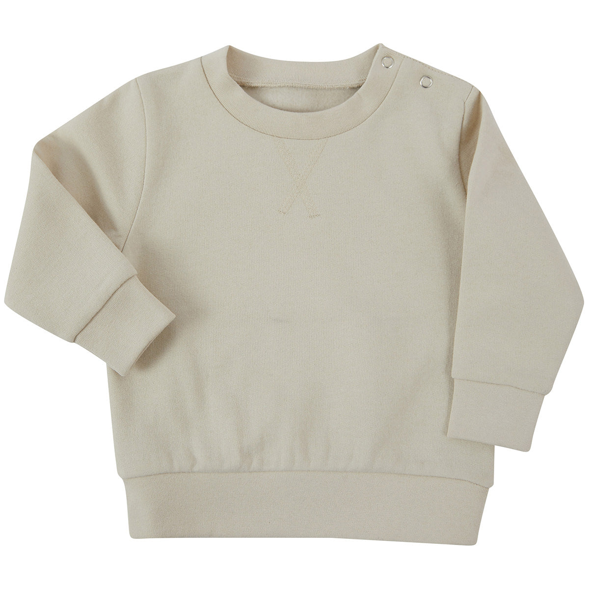 Light Stone - Front - Larkwood Baby Sustainable Sweatshirt