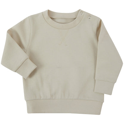 Light Stone - Front - Larkwood Baby Sustainable Sweatshirt