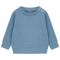 Stone Blue - Front - Larkwood Baby Sustainable Sweatshirt