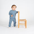 Stone Blue - Back - Larkwood Baby Sustainable Sweatshirt