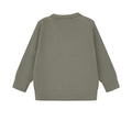 Khaki - Back - Larkwood Baby Sustainable Sweatshirt