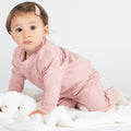 Soft Pink - Back - Larkwood Baby Sustainable Sweatshirt