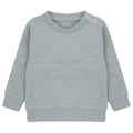 Heather Grey - Front - Larkwood Baby Sustainable Sweatshirt