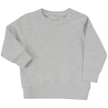 Heather Grey - Back - Larkwood Baby Sustainable Sweatshirt