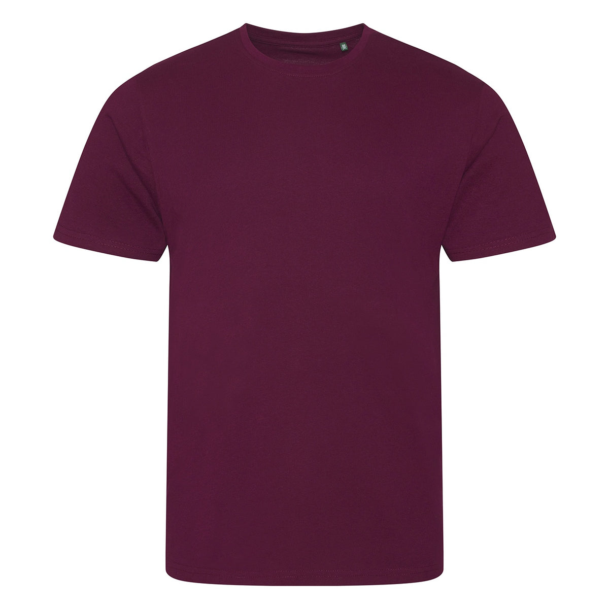 Burgundy - Front - Awdis Mens Cascade Ecologie Organic T-Shirt