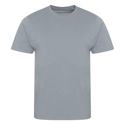 Heather Grey - Front - Awdis Mens Cascade Ecologie Organic T-Shirt